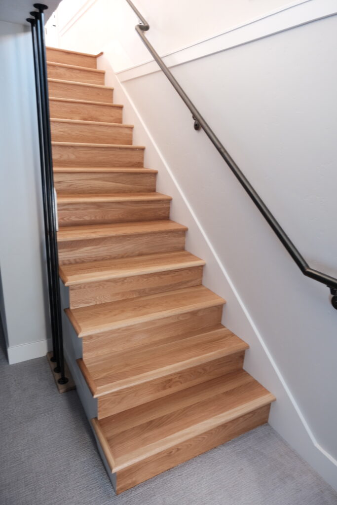 Custom wood staircase and finish carpentry in Boise Idaho