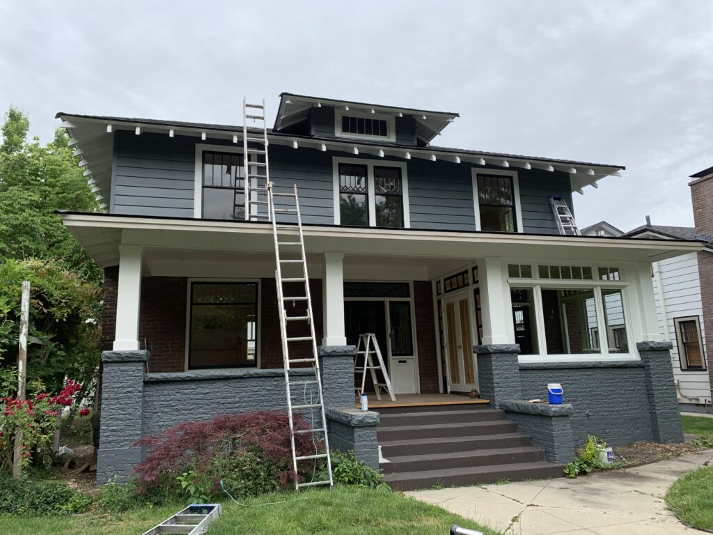 Historic home restoration project in Boise, Idaho