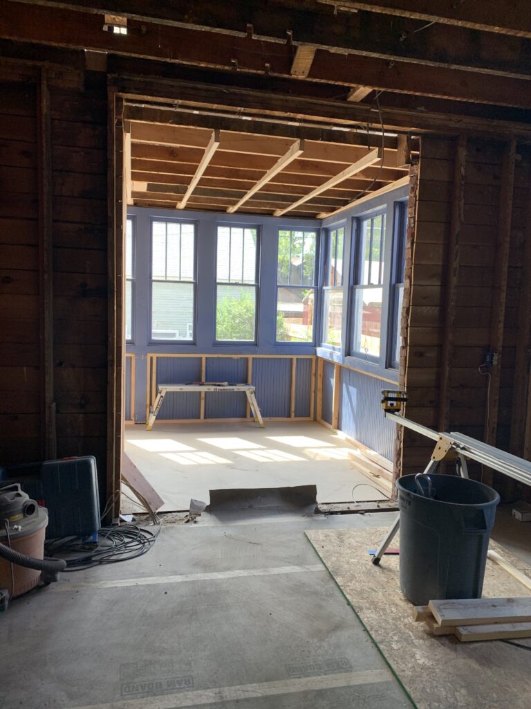 Historic home restoration project in Boise, Idaho
