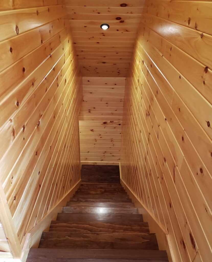 Custom wood staircase in Boise Idaho