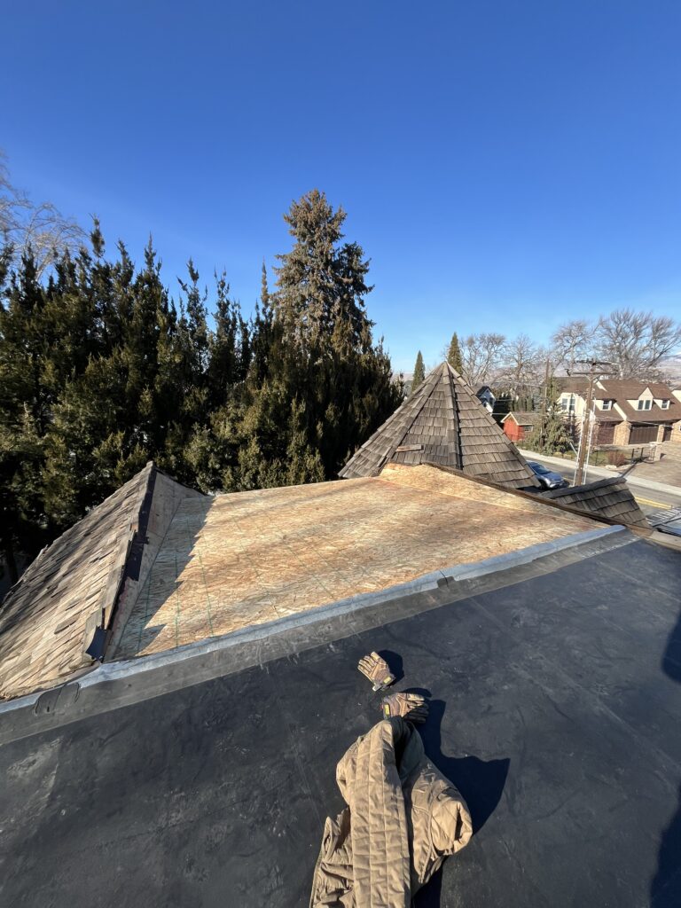 Exterior view of historic Crescent Rim home remodel in Boise Idaho