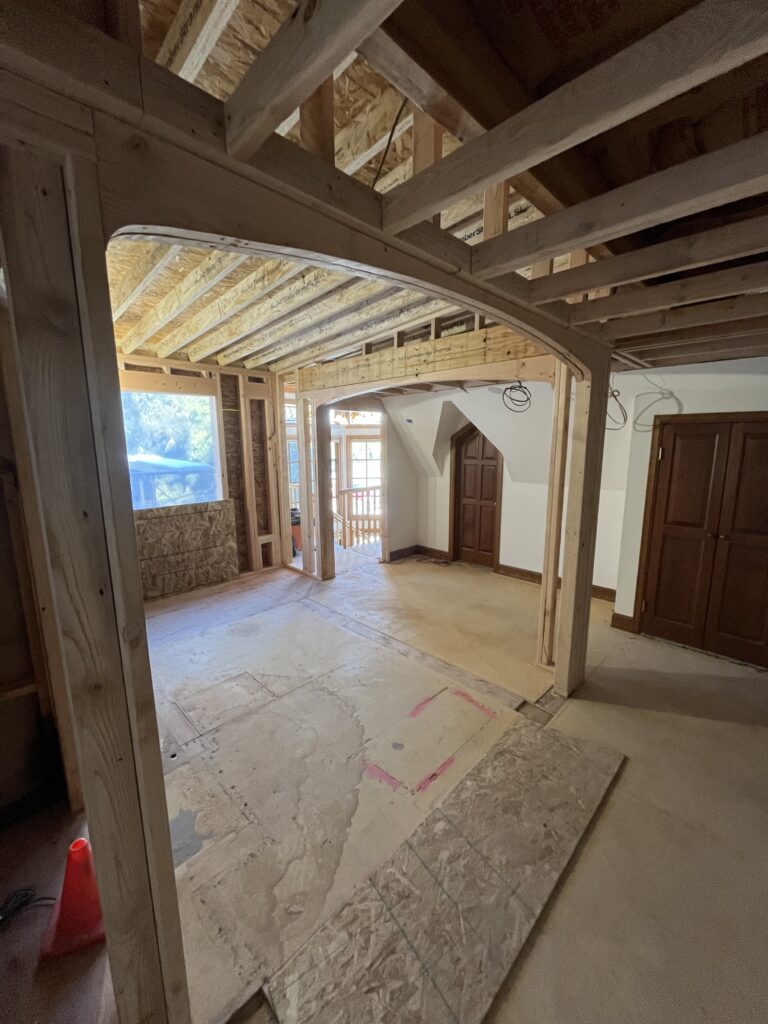 interior view of historic Crescent Rim home remodel in Boise Idaho