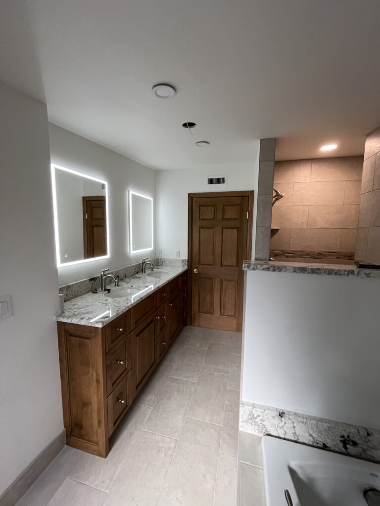 interior view of historic Crescent Rim home remodel in Boise Idaho