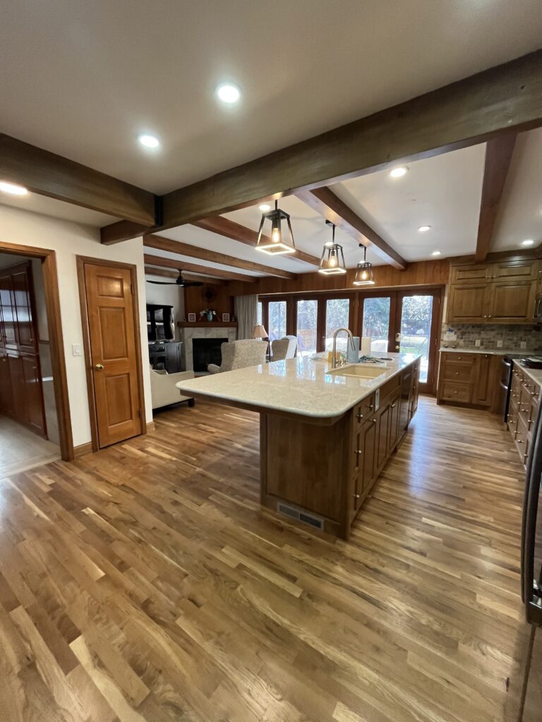 interior view of historic Crescent Rim home remodel in Boise Idaho