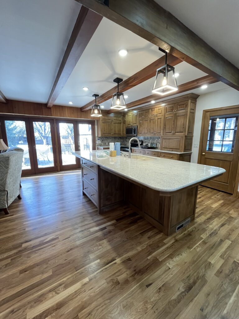 interior view of historic Crescent Rim home remodel in Boise Idaho