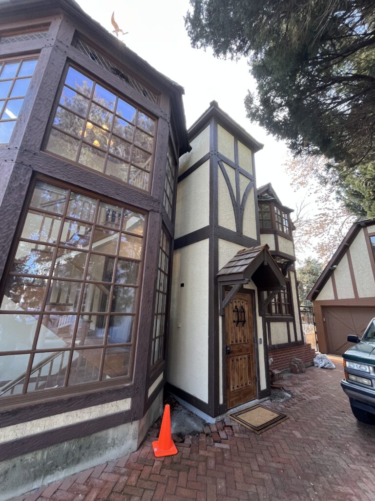 Exterior view of historic Crescent Rim home remodel in Boise Idaho